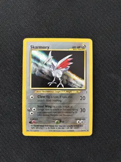 Pokemon Neo Genesis Skarmory #13/111 Holo Rare English TCG Card - Image 1