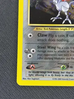 Pokemon Neo Genesis Skarmory #13/111 Holo Rare TCG Card Near Mint - Image 5