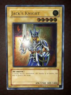 Yu-Gi-Oh! Jack’s Knight -EEN-EN005- Ultimate Rare - Unlimited LP! - Image 2