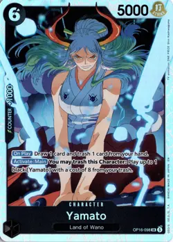 Yamato (098) SR The Time of Battle OP16-098 One Piece TCG - Image 1