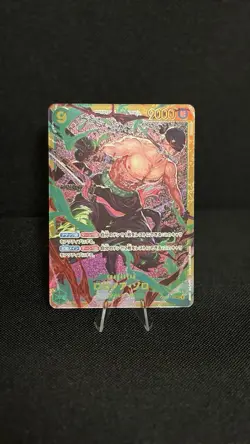 One Piece TCG Roronoa Zoro SEC Japanese OP06-118 Secret PRB-02 - Image 1