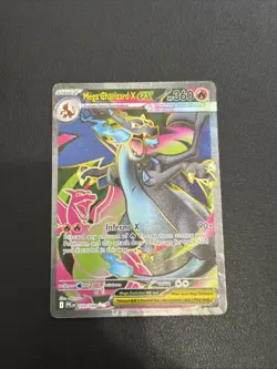Mega Charizard EX 109/094 SR Full Art Pokemon Card English Phantasmal Flames - Image 1