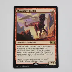 MTG Marauding Raptor #150 (NM) Core Set 2020 M20 Magic Red Dinosaur Card - Image 1