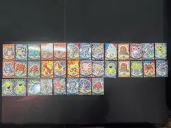 VINTAGE TOPPS BLUE/BLACK LABEL POKEMON CARDS 34PCS - PRE-OWNED POKEMON LOT - Image 1
