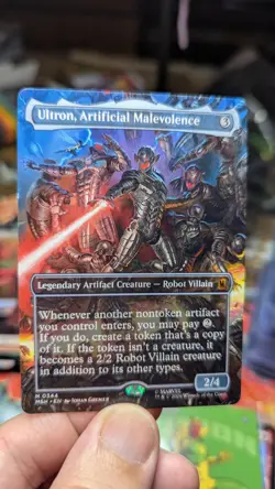 Ultron Artificial Malevolence Borderless #344 MSH NM Magic MTG - Image 1