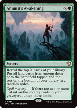 Animist's Awakening - 261 - SOC - Near Mint - MTG - Image 1