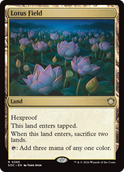 Lotus Field - 385 - SOC - Near Mint - MTG - Image 1