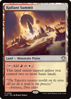 Radiant Summit - 396 - SOC - Near Mint - MTG - Image 1