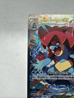 Pokemon Mega Feraligatr ex 274/217 SIR Ascended Heroes NM (Pack Fresh) - Image 3