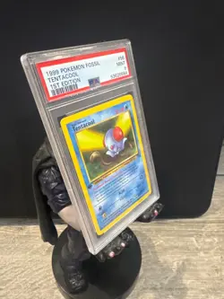 1999 Pokemon Fossil 1st Edition Tentacool #56/62 PSA 9 Mint Wizards WotC - Image 1
