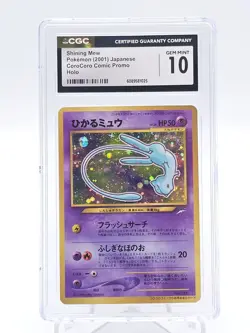 SHINING MEW POKEMON 2001 JAPANESE COROCORO PROMO HOLO #151 CGC 10 Q7285 - Image 1