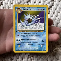 Pokemon TCG Golduck 35/62 Fossil 1st Edition Uncommon Regular English 70 LP - Image 1