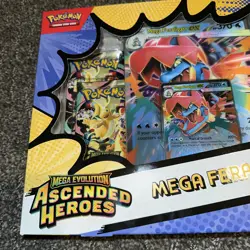 Pokemon Ascended Heroes Mega Feraligatr EX Box Sealed New - Image 5