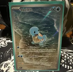 Pokemon TCG Squirtle SV: Scarlet & Violet 151 170/165 IR Holo English - Image 1