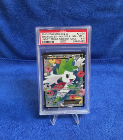 2013 POKEMON B & W SHAYMIN EX - HOLO/FA - L.T. RADIANT COLL #21/25 - PSA 8.5 - Image 2