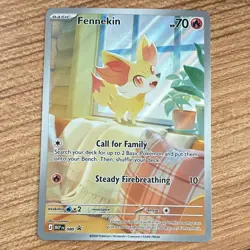Nintendo Fennekin 080 Mega Evolution Promo Holo Promo Basic Fire 70HP Eng 2026 - Image 1