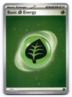 Holo Grass Energy NM SVE001 Cosmos Holo Pokemon TCG - Image 1
