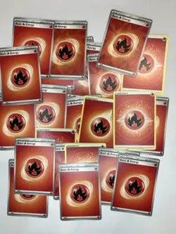 24 Fire Energy Pokemon TCG Basic Fire Energy Regular LP-NM - Image 1