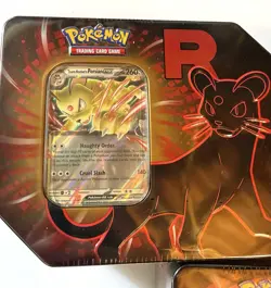 Pokemon TCG Sealed Destined Rivals Team Rocket Tin Set of 3 Brand New -- Sealed - Image 4