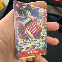 Bandai One Piece CCG Lucky Roux SR Alt Art Holo OP09-015 EN 5000 - Image 2