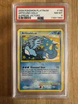 Articuno 148/147 - Supreme Victors Secret Holo Rare Pokemon TCG PSA 8 - Image 1