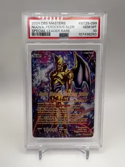 PSA 10 Nuova Shenron Ferocious Soldier SLR Dragon Ball Card #BT25-099 - Image 1