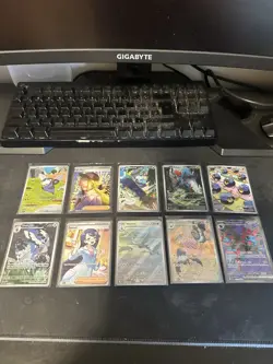 Pokemon TCG Black Bolt + White Flare Full Art And Illustration Rare Card Bundle - Image 1