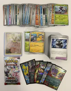 Prismatic Evolutions Booster Pack And Lot Of Various Pokemon Cards Near Mint - Image 1