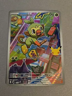 Grookey - 1st Partner Collection Series 2 - Black Star Promo - Pokemon Card - Image 1