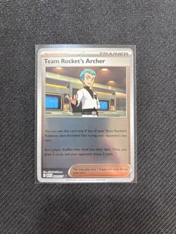 Team Rocket's Archer 201/217 ME: Ascended Heroes Pokemon TCG NM Reverse Holo - Image 1