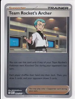 Team Rocket's Archer 201/217 - ME: Ascended Heroes - Pokemon Reverse Holo NM - Image 1