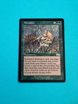 Abundance - Urza's Saga - MTG - Magic the Gathering - Image 1
