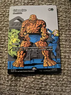 Grimm Fate Borderless Marvel Super Heroes Mtg Nm 0075 - Image 1