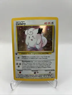 Spanish Clefairy 5/102 Holo 1st Edition Base Set LP - Image 1