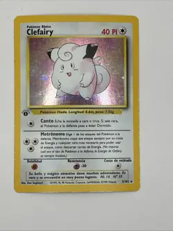 Spanish Clefairy 5/102 Holo 1st Edition Base Set LP - Image 2