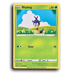 Blipbug 018/196 Common Lost Origin Pokemon NM - Image 1