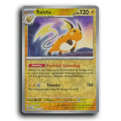 Raichu 026/165 Rare 151 Pokemon Reverse Holo NM - Image 1