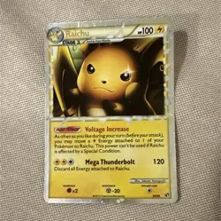 Nintendo Pokemon TCG Raichu Prime 83/90 Undaunted Holo Ultra Rare 100 HP Eng - Image 1