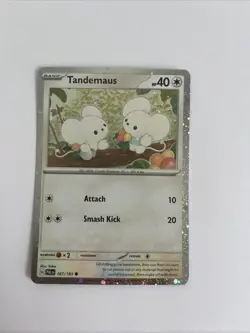 Tandemaus 167/193 Cosmos Holo Paldea Evolved Promo Pokemon Card - Image 1