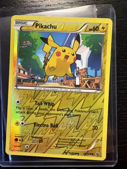 Pokemon Pikachu 20/108 Reverse Holo Common NM - Image 1