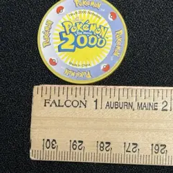 Lugia Pokemon 2000 Nintendo Pokemon The Movie Yellow Promo Coin - Image 3