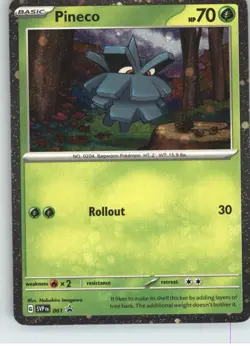 Pineco 061 Holo Promo Scarlet & Violet Promo Pokemon Holo Near Mint - Image 1