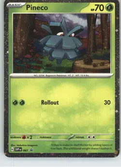 Pineco 061 Holo Promo Scarlet & Violet Promo Pokemon Holo Near Mint - Image 1