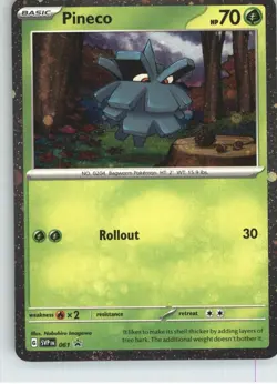 Pineco 061 Holo Promo Scarlet & Violet Promo Pokemon Holo Near Mint - Image 1