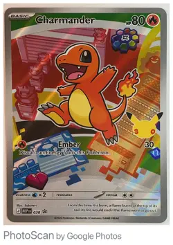 Charmander 038 Holo Promo ME: Mega Evolution Promo Pokemon Holo Near Mint - Image 1