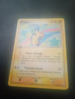 Minun 67/101 Hidden Legends Pokemon TCG Light Play Condition With Crease See Pic - Image 5