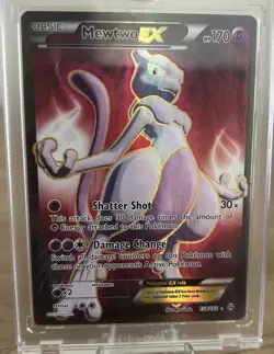 Pokemon TCG Mewtwo EX 158/162 Breakthrough Secret Rare Full Art Holo 2015 - Image 1