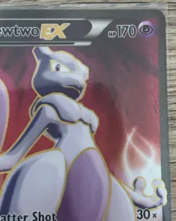 Pokemon TCG Mewtwo EX 158/162 Breakthrough Secret Rare Full Art Holo 2015 - Image 4