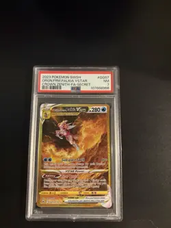 Pokemon Crown Zenith Galarian Gallery Origin Forme Palkia VSTAR GG67 PSA 7 - Image 1