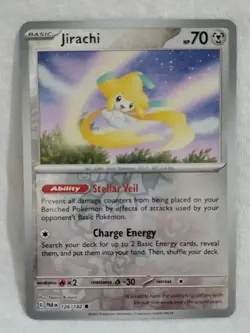 Jirachi #126/182 Paradox Rift 2023 2023 Reverse Holo Pokemon TCG - Image 1